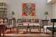 Eclectic interior sitting room featuring Atelier Véronique collection embroidered fabrics, with upholstered chairs and furniture designed by Virginia White.